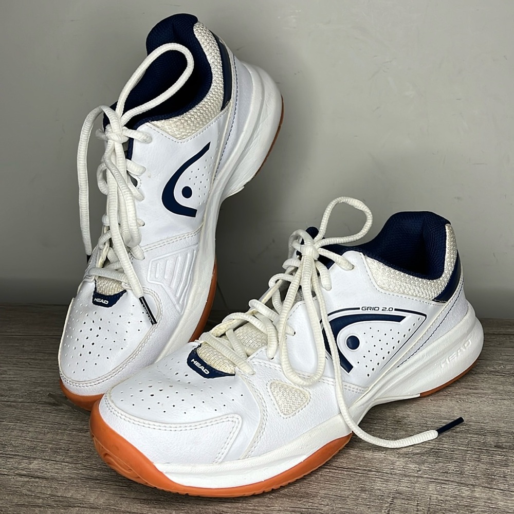 HEAD White Leather Women’s Court Shoe 7.5